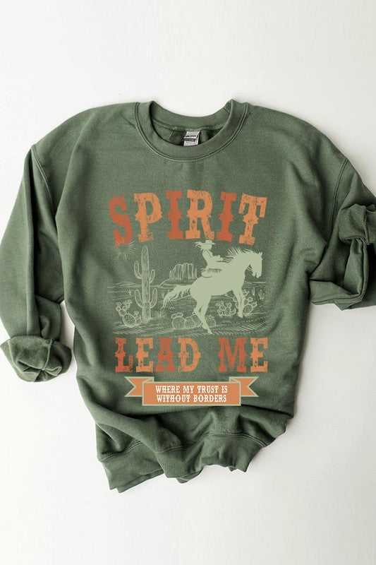 Desert Worship Spirit Graphic Fleece Sweatshirts