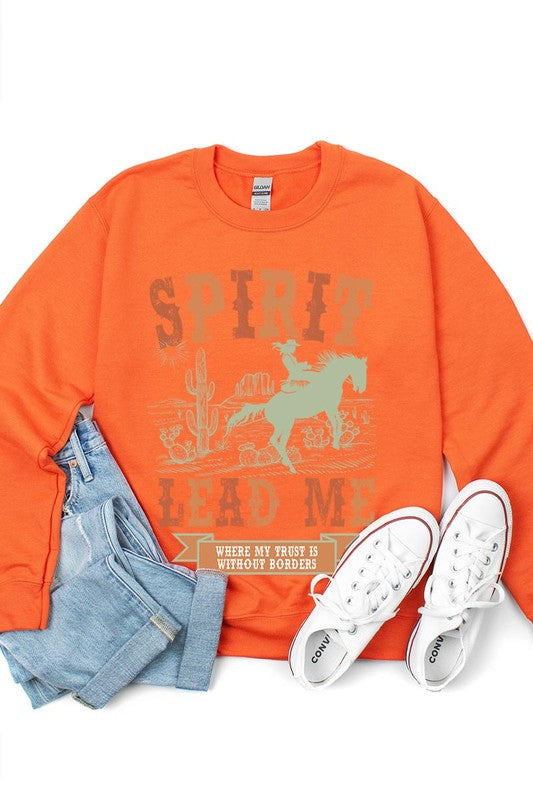 Desert Worship Spirit Graphic Fleece Sweatshirts