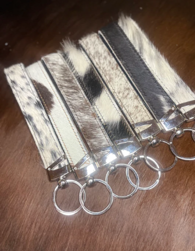 Cowhide Key Chains